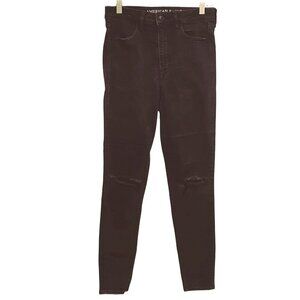 American Eagle Outfitters Black Super High-Rise Jegging Women's Size 6